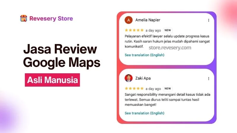 Jasa Review Ulasan Google Maps Manusia Asli Indonesia